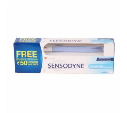 Sensodyne Fresh Gel 70 Gm (Free Toothbrush 50/-)