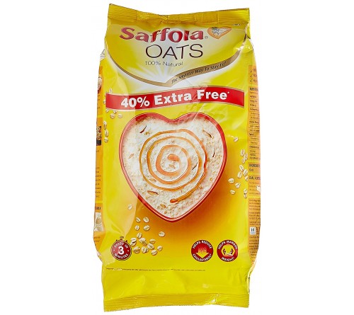 Saffola Oats 100% Natural 1 kg (40%  Extra Free)