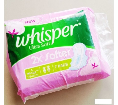 Whisper Ultra Soft 2X 7 Pads