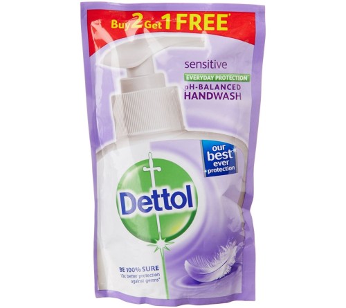 Dettol Hand Wash Sensitive 2+1