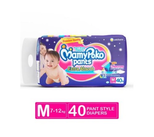 Mamy Poko Extra Medium 7-12 40