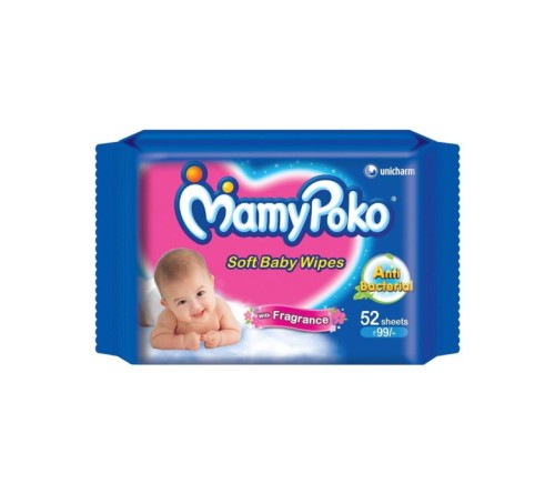 Mamy Poko Baby Wipes 50 Sheets