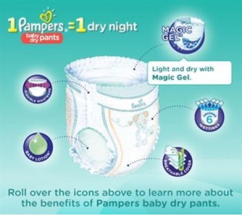 Pampers Baby Pants Med.7-12