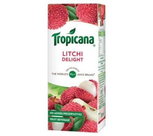 Tropicana Fruit Litchi  350Ml
