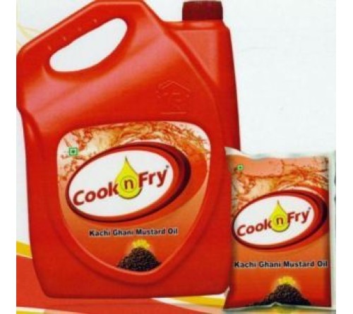 Cook & Fry Kacchi Ghani Oil 1Ltr