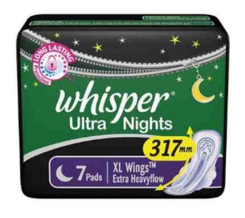 Whisper Ultra Night 7Pads Xl W